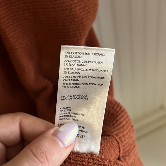 Free People Ottoman tunic sweater size small in the color Sienna - Picture 3 of 8